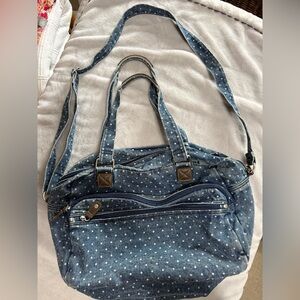 Blue Polka Dot Women's Bag